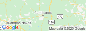 Curitibanos map